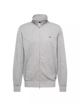 Толстовка на молнии Gant, пестрый серый