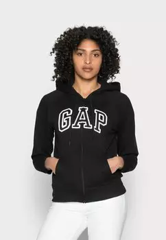 Толстовка на молнии GAP, черный