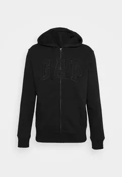 Толстовка на молнии GAP, черный