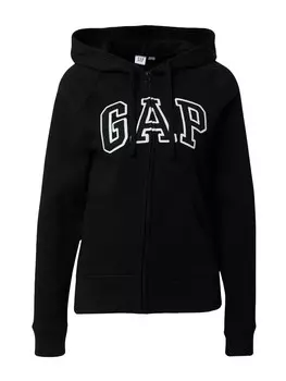 Толстовка на молнии GAP, черный