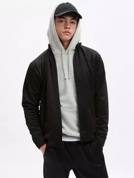 Толстовка на молнии Gap, черный