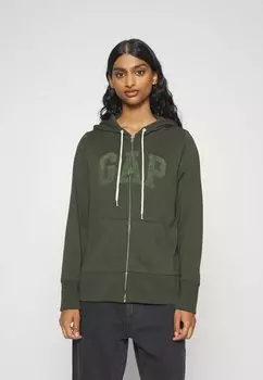 Толстовка на молнии GAP, хаки