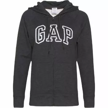Толстовка на молнии GAP, серый