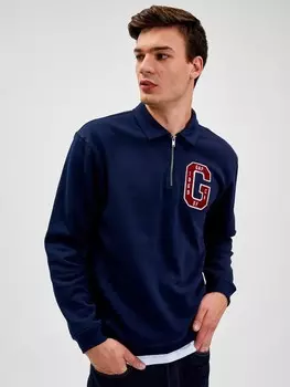 Толстовка на молнии Gap, синий