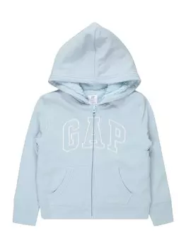 Толстовка на молнии Gap, светло-синий