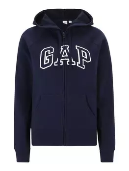 Толстовка на молнии Gap, темно-синий