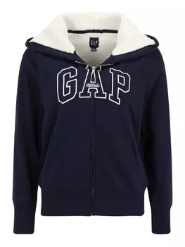 Толстовка на молнии Gap, темно-синий