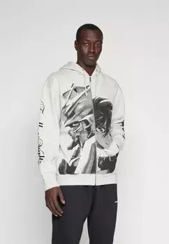 Толстовка на молнии HUF ENDLESS WALTZ SPLIT HOODIE, цвет heather grey