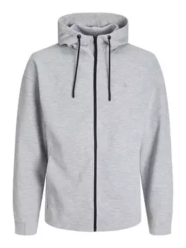Толстовка на молнии JACK & JONES, серый