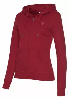 Толстовка на молнии KangaROOS, красный