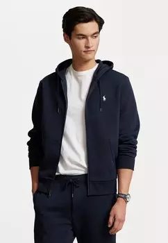 Толстовка на молнии КАПЮШОН Polo Ralph Lauren, авиатор темно-синий