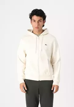 Толстовка на молнии Lacoste, молочный