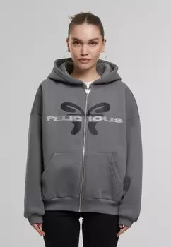 Толстовка на молнии LOGO FELICIOUS, черный