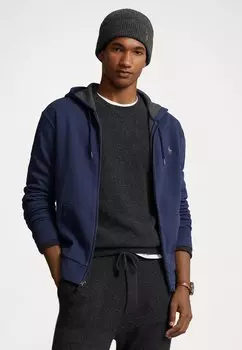 Толстовка на молнии LONG SLEEVE FULL ZIP Polo Ralph Lauren, весенний темно-синий вереск