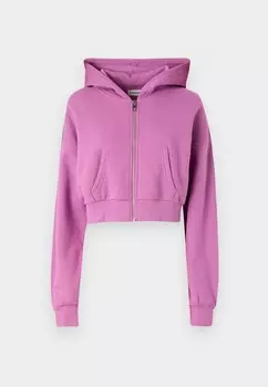 Толстовка на молнии OVERSIZED CROPPED JACKET Even&Odd, розовый