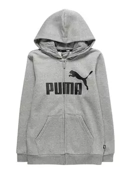 Толстовка на молнии Puma, пестрый серый