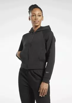 Толстовка на молнии Reebok, черный