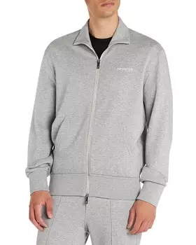 Толстовка на молнии спереди Moncler, цвет Gray