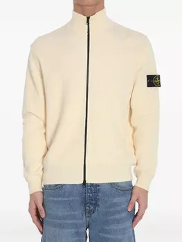 Толстовка на молнии Stone Island, белый