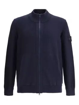 Толстовка на молнии Stone Island, синий