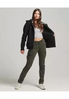 Толстовка на молнии Superdry, черный