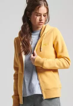 Толстовка на молнии Superdry, желтый