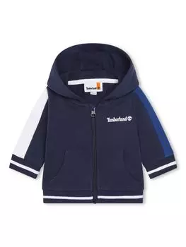Толстовка на молнии Timberland Baby Color Block, темно-синий