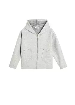 Толстовка на молнии ZIPPERED Koton, серый