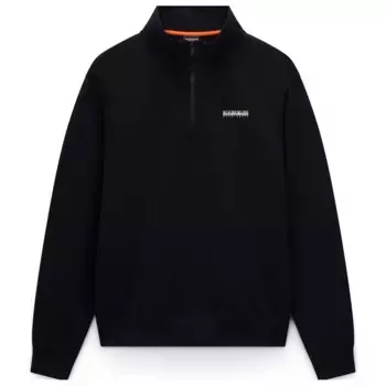Толстовка Napapijri Small Box half zip, черный