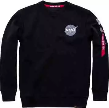 Толстовка НАСА Alpha Industries, черный