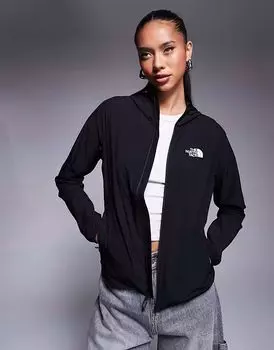 Толстовка North Face Athletics Flex с капюшоном на молнии черного цвета