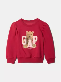 Толстовка обычного кроя 626263 Gap, красный
