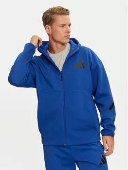 Толстовка обычного кроя Adidas, синий