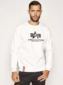 Толстовка обычного кроя Alpha Industries, белый
