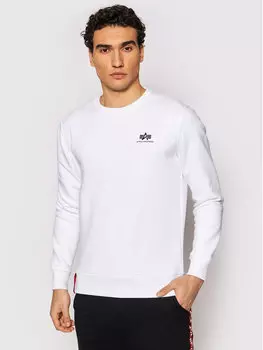 Толстовка обычного кроя Alpha Industries, белый