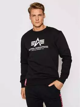 Толстовка обычного кроя Alpha Industries, черный