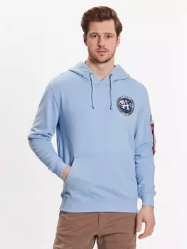 Толстовка обычного кроя Alpha Industries, синий