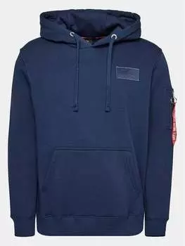 Толстовка обычного кроя Alpha Industries, синий