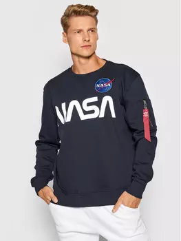Толстовка обычного кроя Alpha Industries, синий