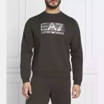 Толстовка обычного кроя Ea7, хаки
