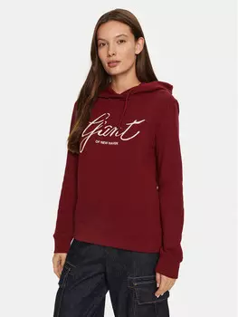 Толстовка обычного кроя Gant, красный