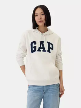 Толстовка обычного кроя Gap, экрю
