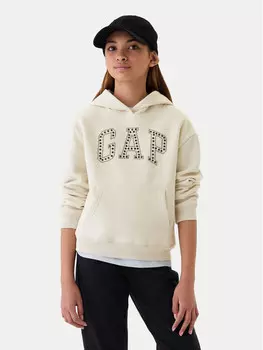 Толстовка обычного кроя Gap, бежевый