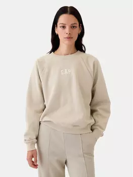 Толстовка обычного кроя Gap, бежевый