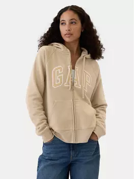 Толстовка обычного кроя Gap, бежевый