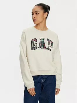 Толстовка обычного кроя Gap, бежевый