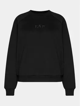 Толстовка обычного кроя Gap, черный