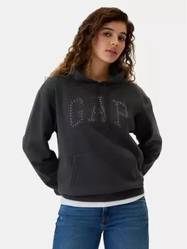 Толстовка обычного кроя Gap, черный