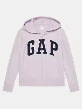 Толстовка обычного кроя Gap, фиолетовый