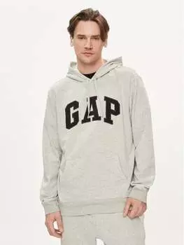 Толстовка обычного кроя Gap, серый